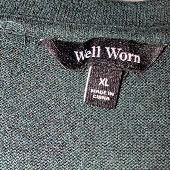 Emerald green sweater by Well Worn - Picture 4 of 6